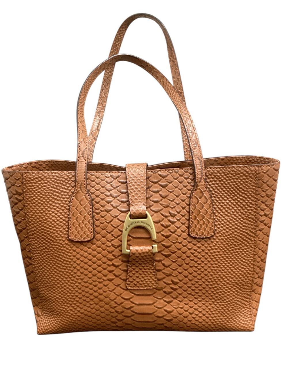 Dooney & Bourke Tote Women’s One Size Embossed Leather Red Interior Red Interior